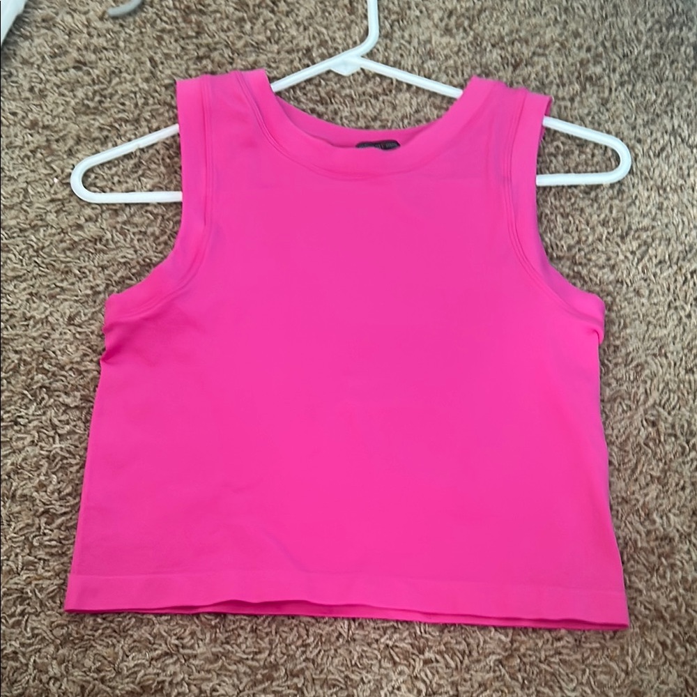 Pink tank top